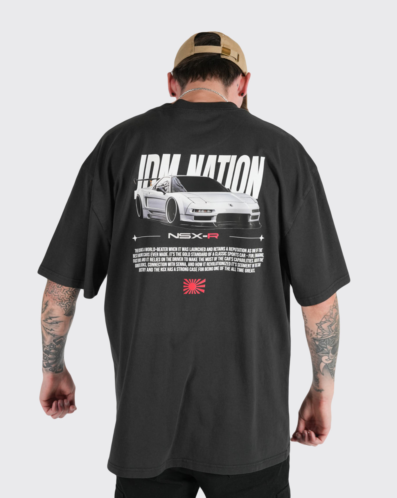 JDM Nation NSX Faded Oversized Tee