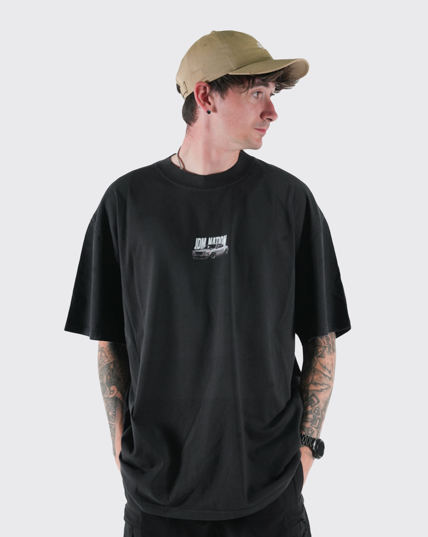 JDM Nation RX-3 Faded Oversized Tee